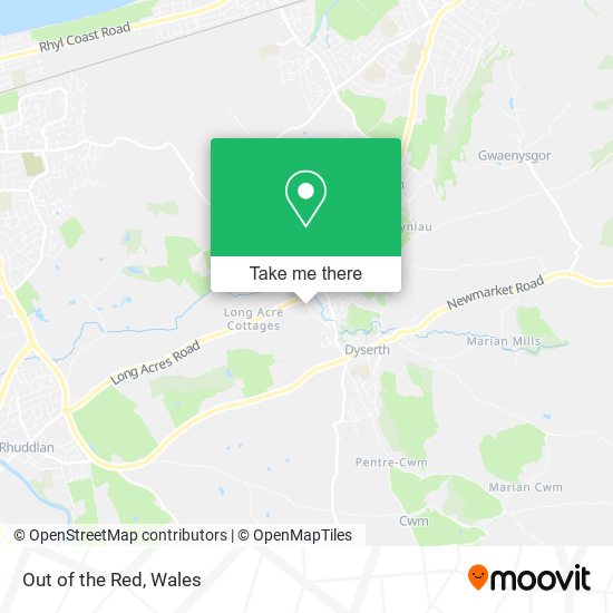 Out of the Red map