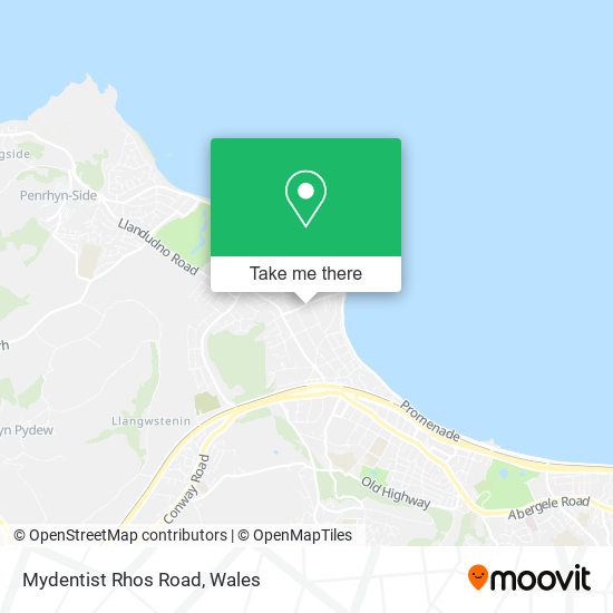 Mydentist Rhos Road map
