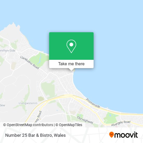 Number 25 Bar & Bistro map
