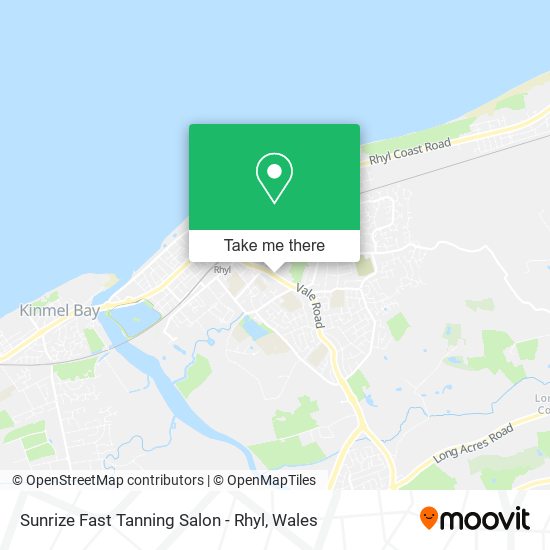 Sunrize Fast Tanning Salon - Rhyl map