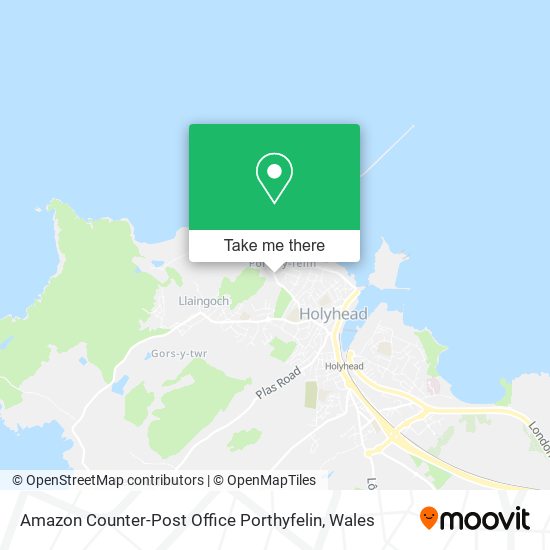 Amazon Counter-Post Office Porthyfelin map