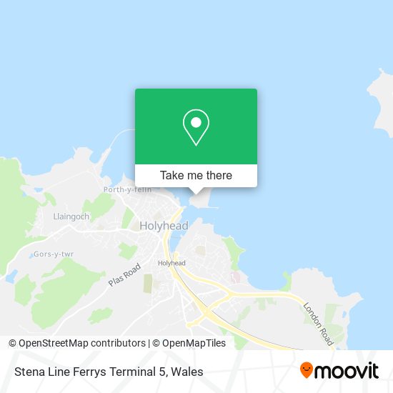 Stena Line Ferrys Terminal 5 map