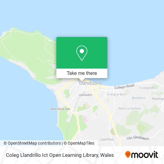 Coleg Llandrillo Ict Open Learning Library map