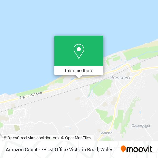 Amazon Counter-Post Office Victoria Road map