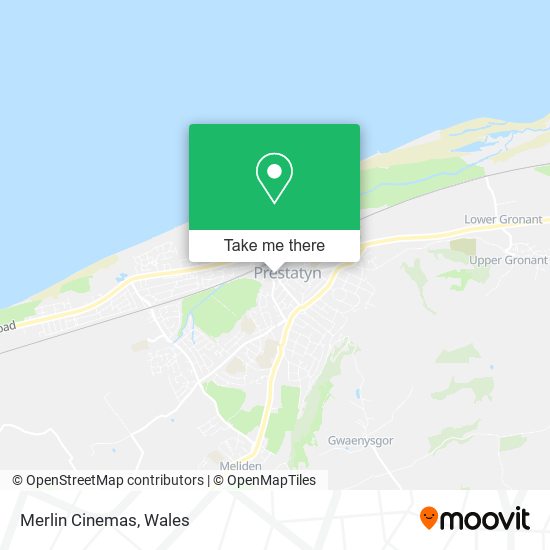 Merlin Cinemas map