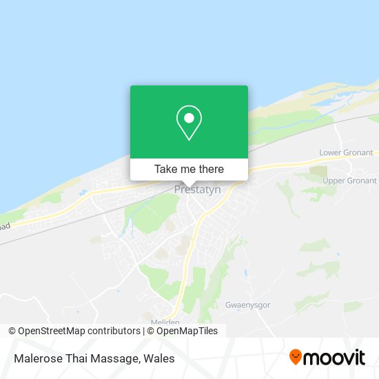 Malerose Thai Massage map