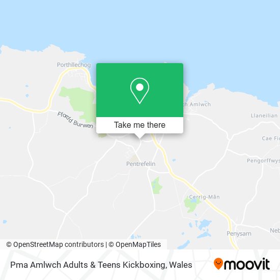 Pma Amlwch Adults & Teens Kickboxing map