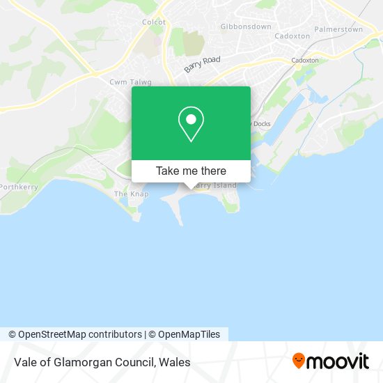 Vale of Glamorgan Council map