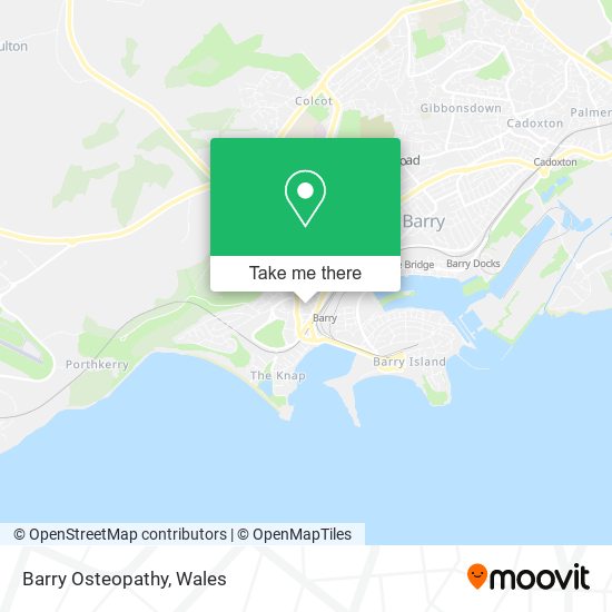 Barry Osteopathy map