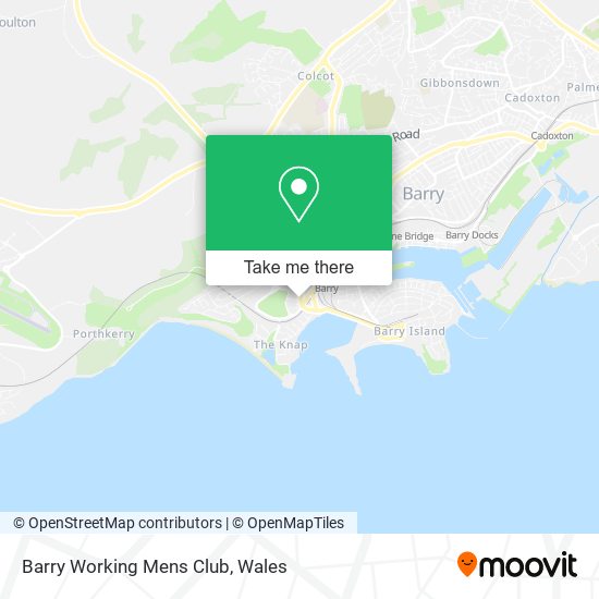 Barry Working Mens Club map