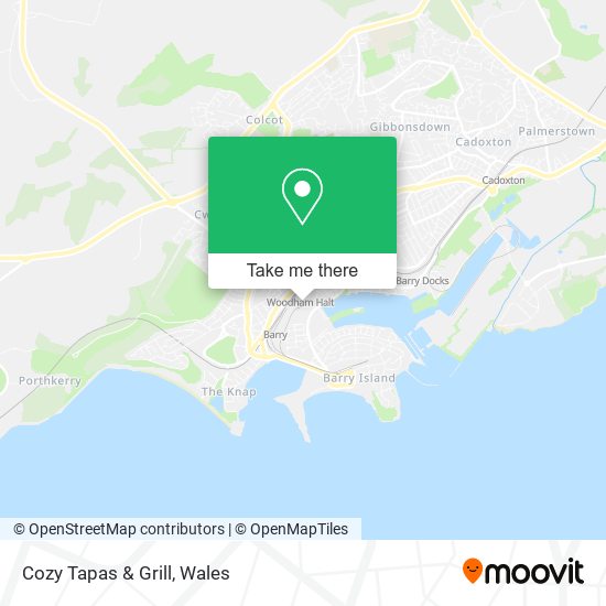 Cozy Tapas & Grill map