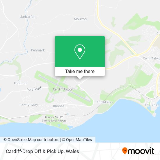 Cardiff-Drop Off & Pick Up map