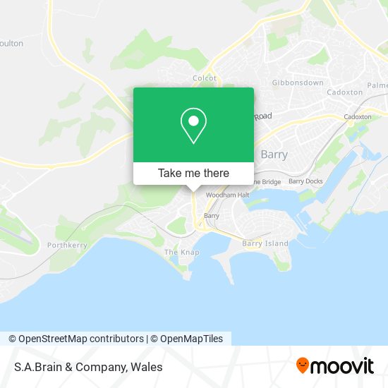 S.A.Brain & Company map