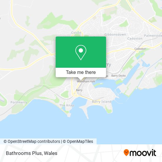 Bathrooms Plus map