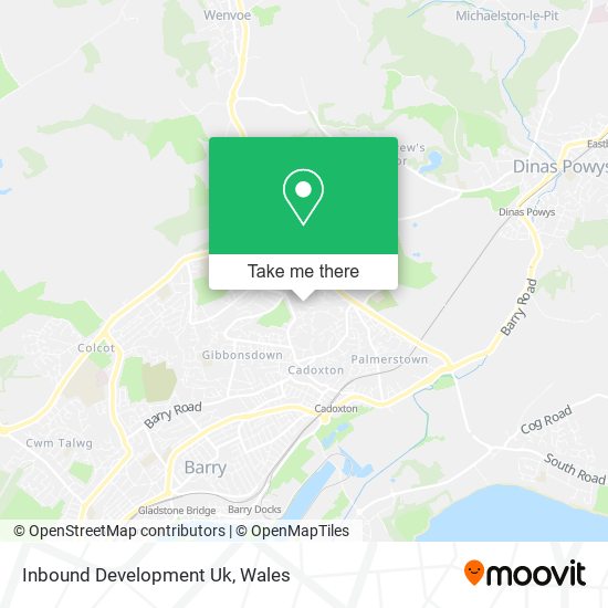 Inbound Development Uk map