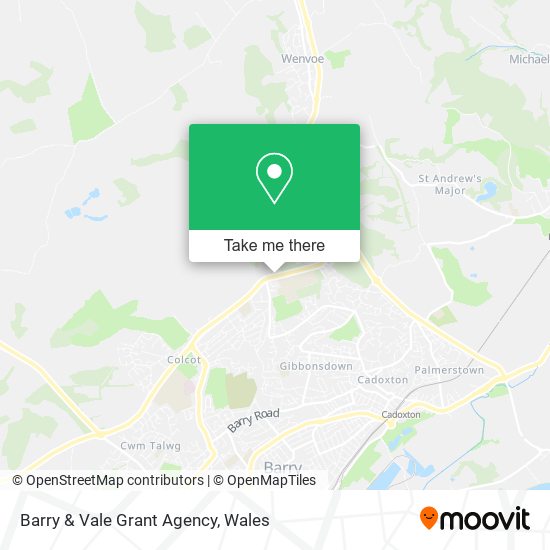 Barry & Vale Grant Agency map