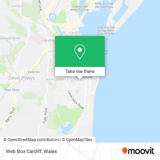 Web Box Cardiff map