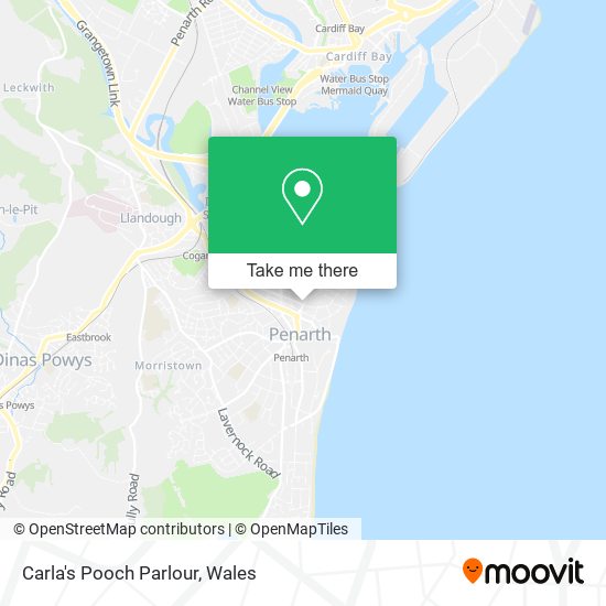 Carla's Pooch Parlour map