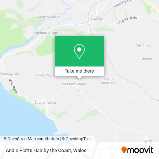 Andie Platts Hair by the Coast map