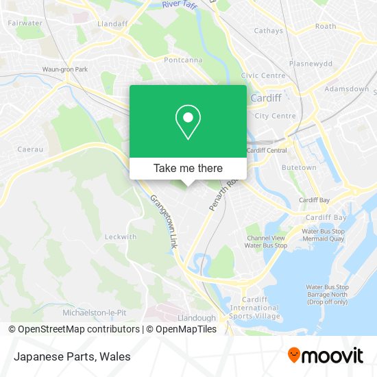 Japanese Parts map