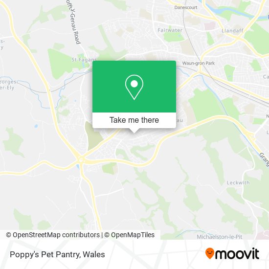 Poppy's Pet Pantry map