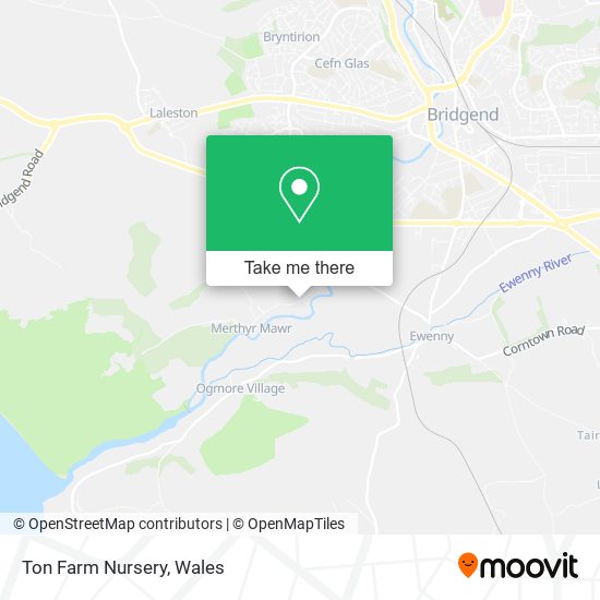 Ton Farm Nursery map