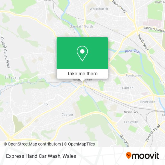 Express Hand Car Wash map