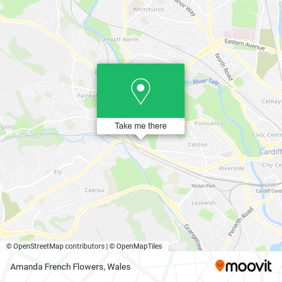 Amanda French Flowers map