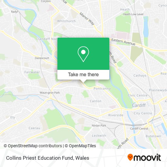 Collins Priest Education Fund map