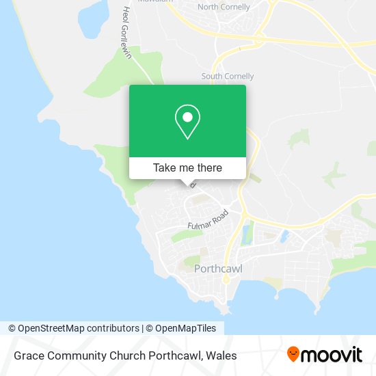 Grace Community Church Porthcawl map