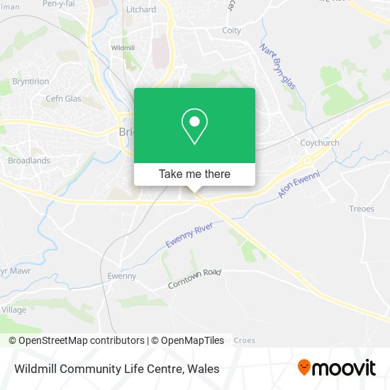 Wildmill Community Life Centre map
