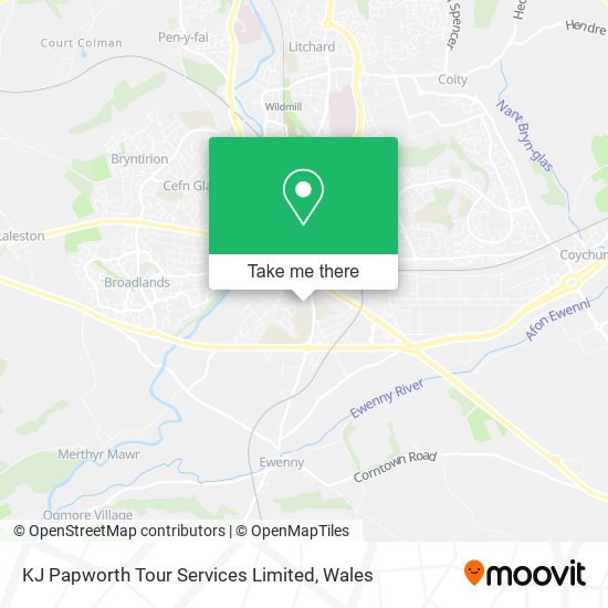 KJ Papworth Tour Services Limited map