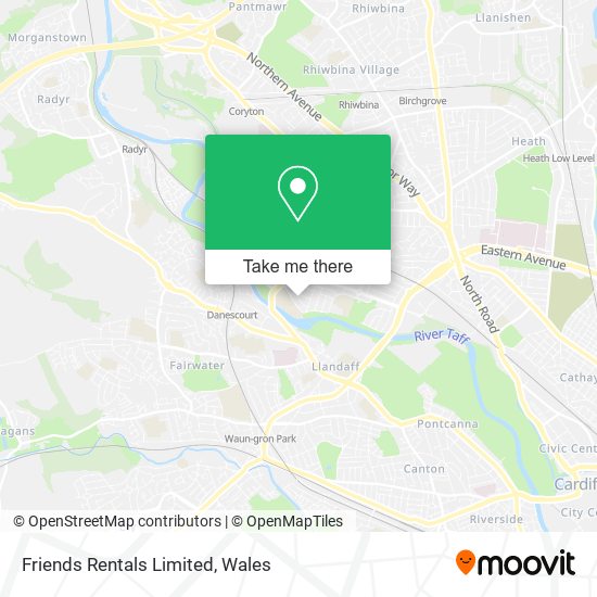 Friends Rentals Limited map