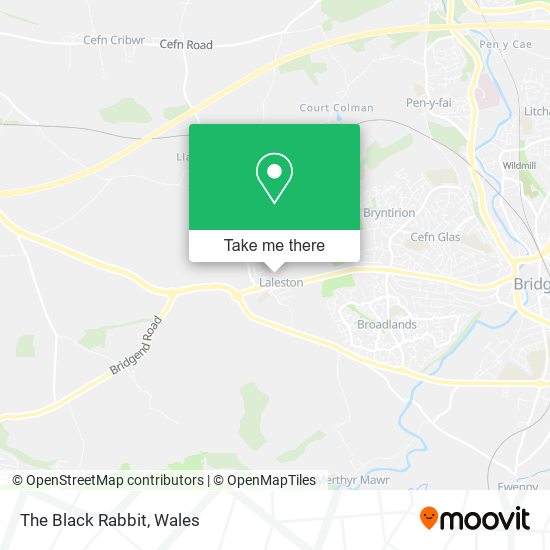 The Black Rabbit map
