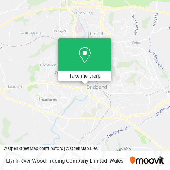 Llynfi River Wood Trading Company Limited map