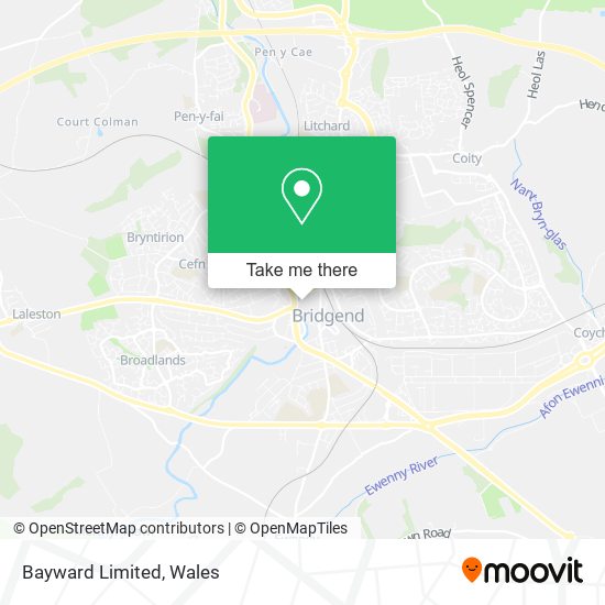 Bayward Limited map