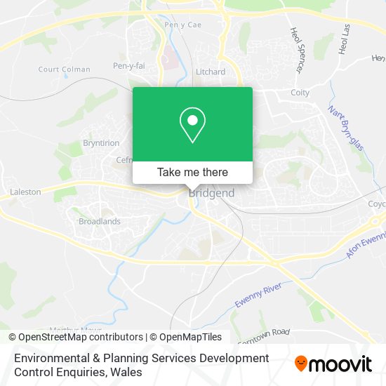 Environmental & Planning Services Development Control Enquiries map