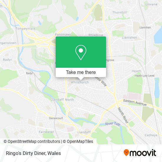 Ringo's Dirty Diner map