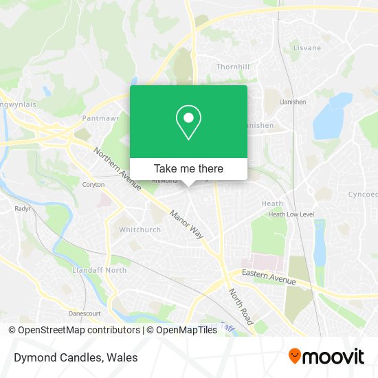 Dymond Candles map