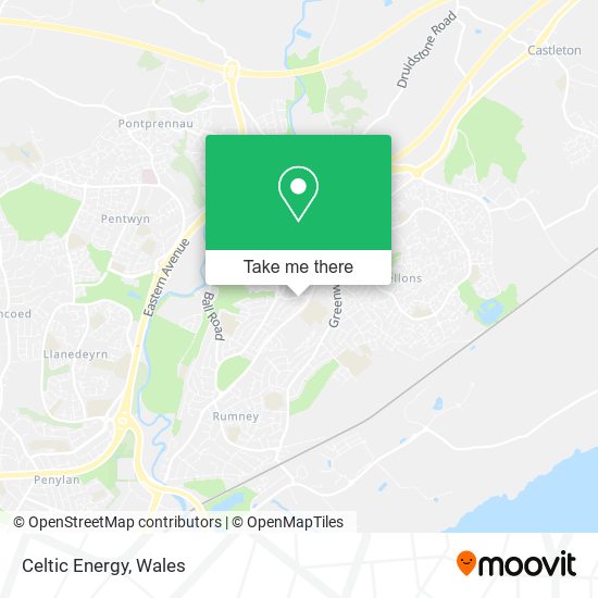 Celtic Energy map