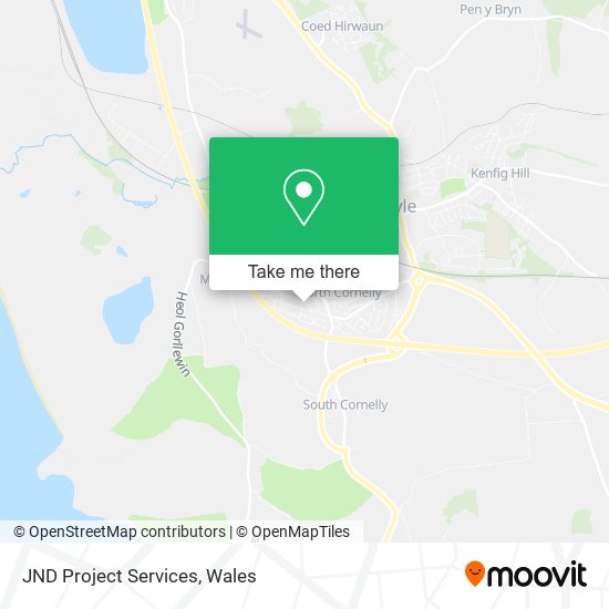 JND Project Services map