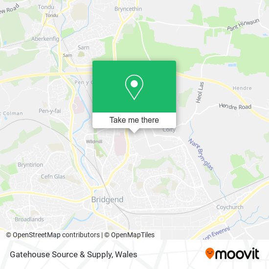 Gatehouse Source & Supply map