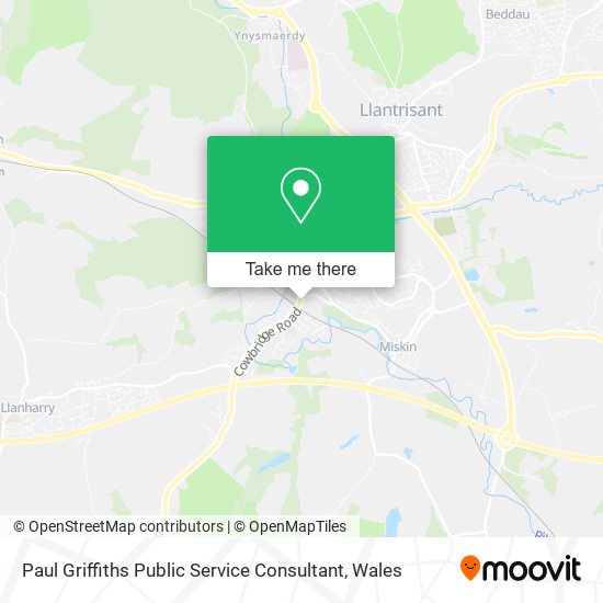 Paul Griffiths Public Service Consultant map