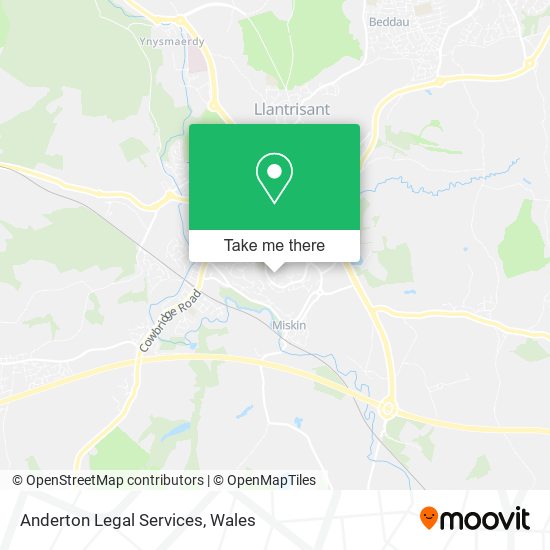 Anderton Legal Services map