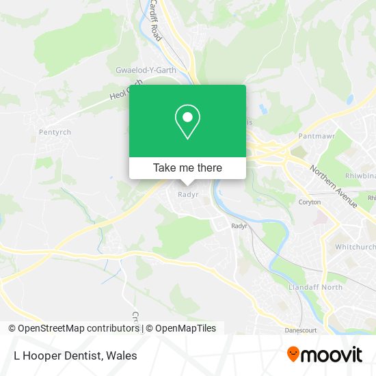 L Hooper Dentist map