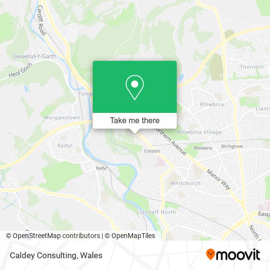 Caldey Consulting map