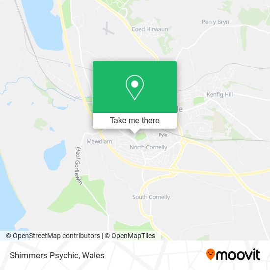 Shimmers Psychic map