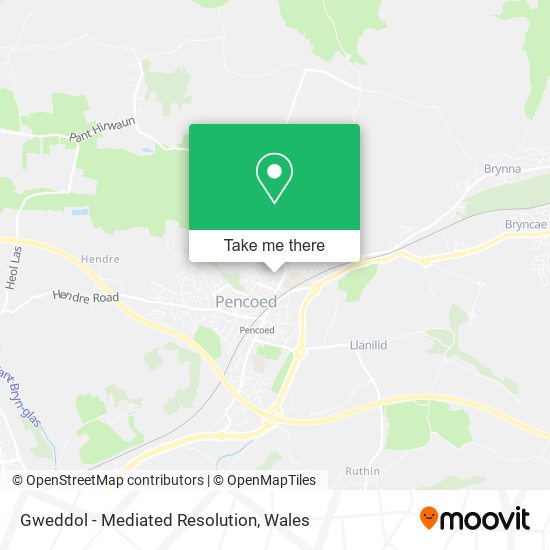 Gweddol - Mediated Resolution map