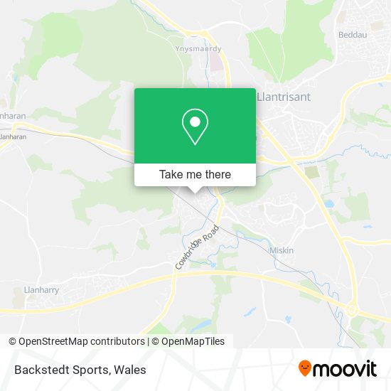 Backstedt Sports map