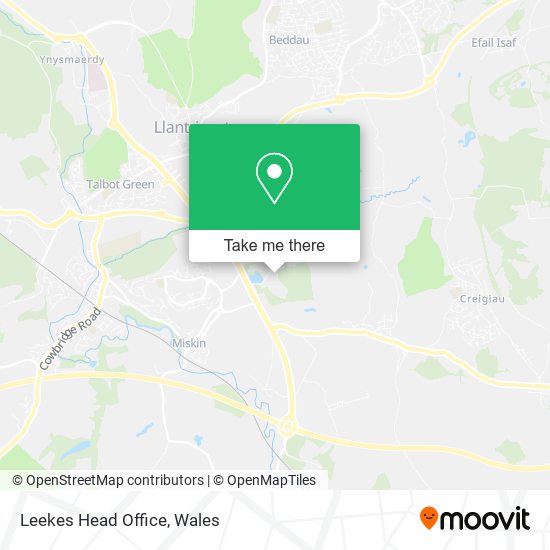 Leekes Head Office map